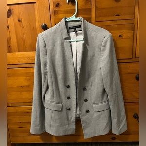 White House Black Market Grey Blazer size 14